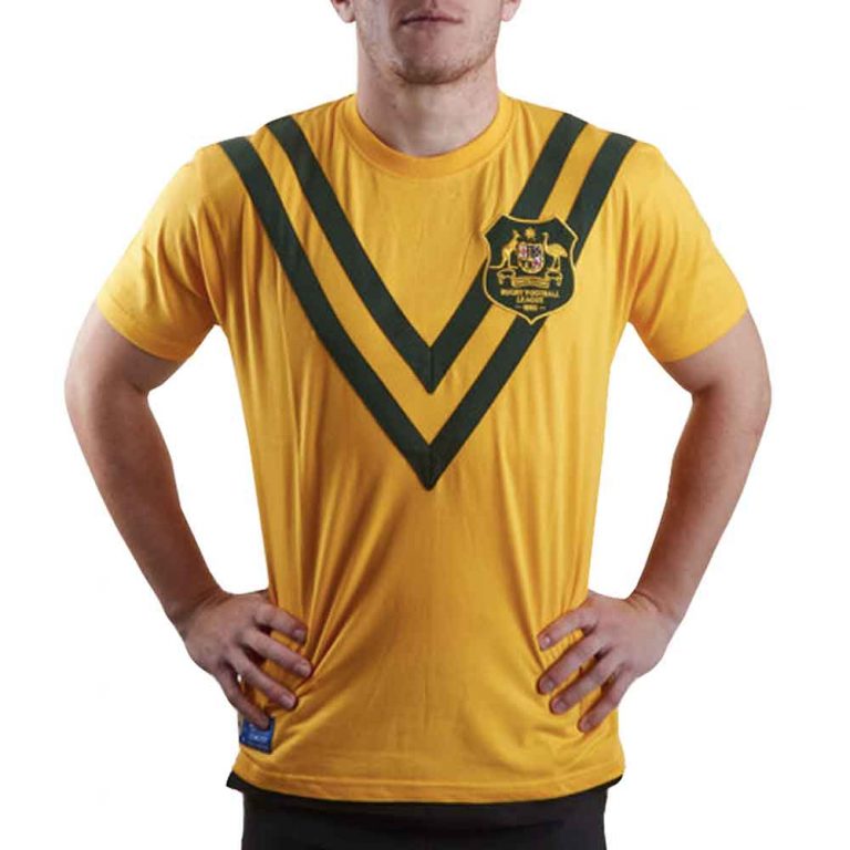 Australia Rugby League TShirt Vintage Style Ellis Rugby
