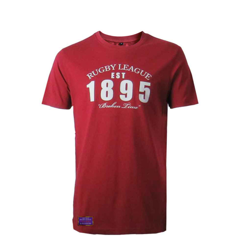 1895 Rugby League TShirt Vintage Red Ellis Rugby