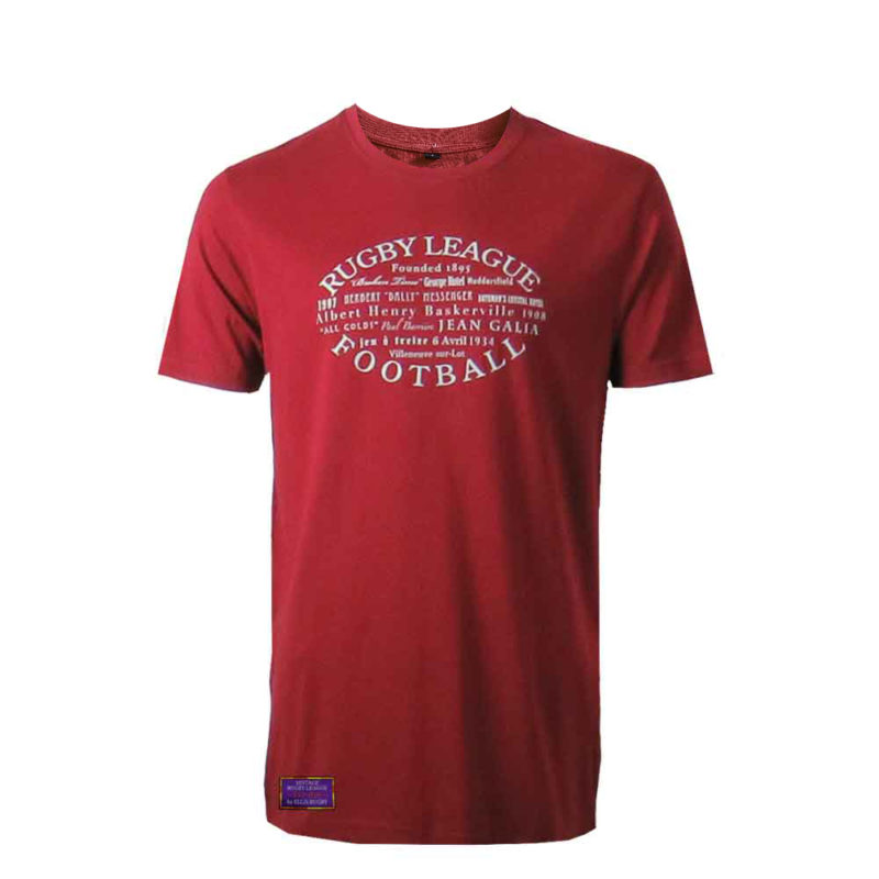 World Rugby League TShirt Vintage Red Ellis Rugby