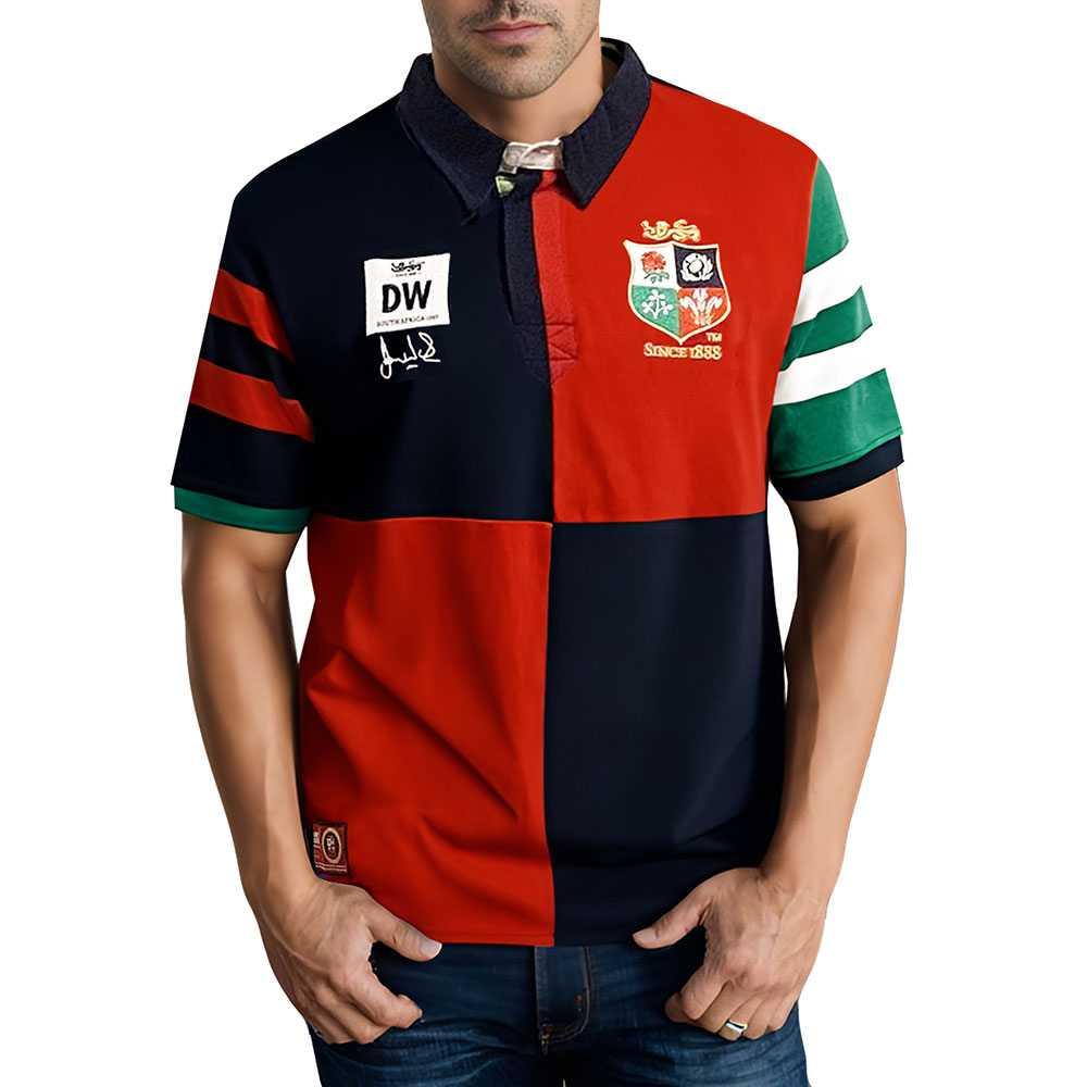 Polo Shirt British Lions Rugby Shirt British Irish Lions Mens