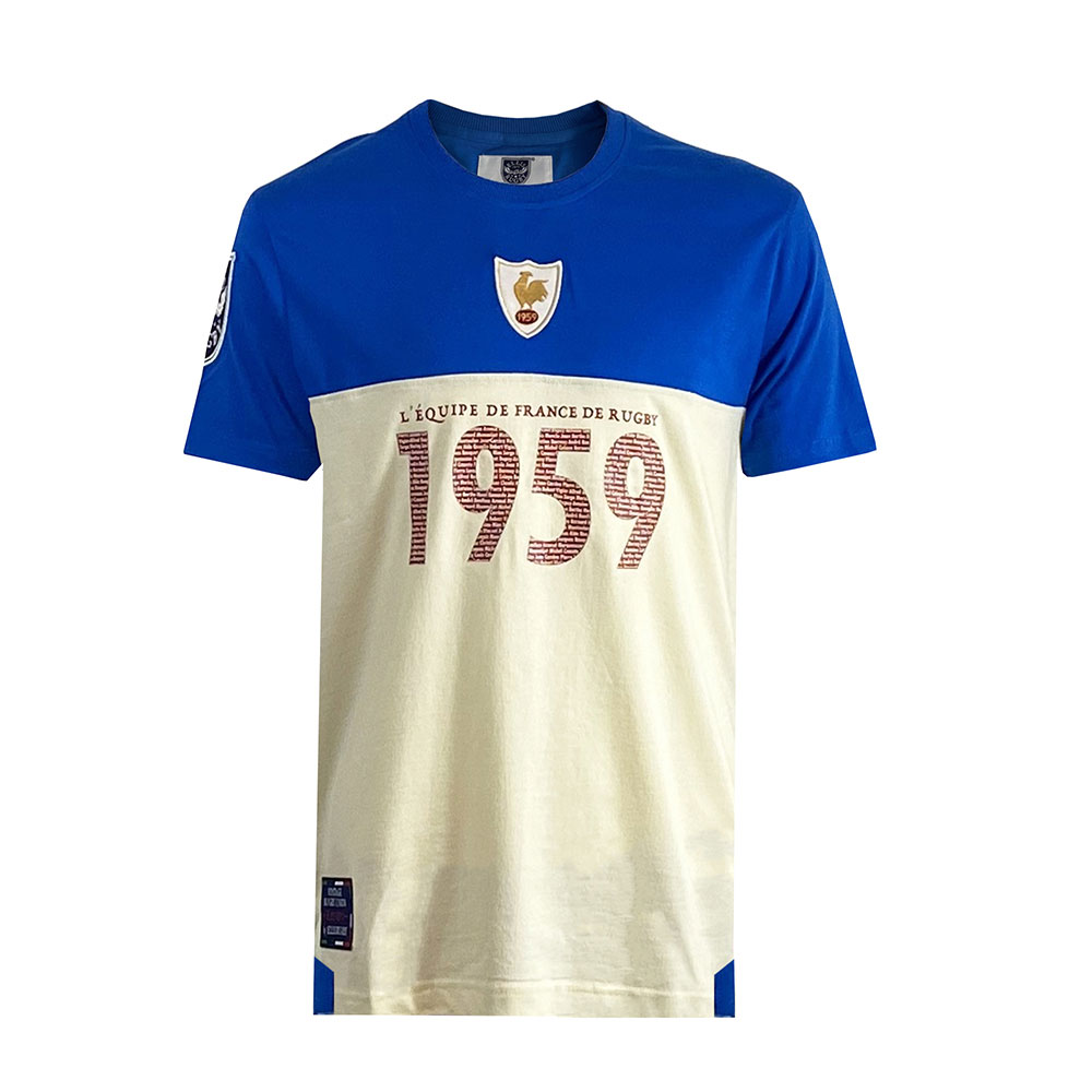 France-Rugby-T-Shirt-1959-Front